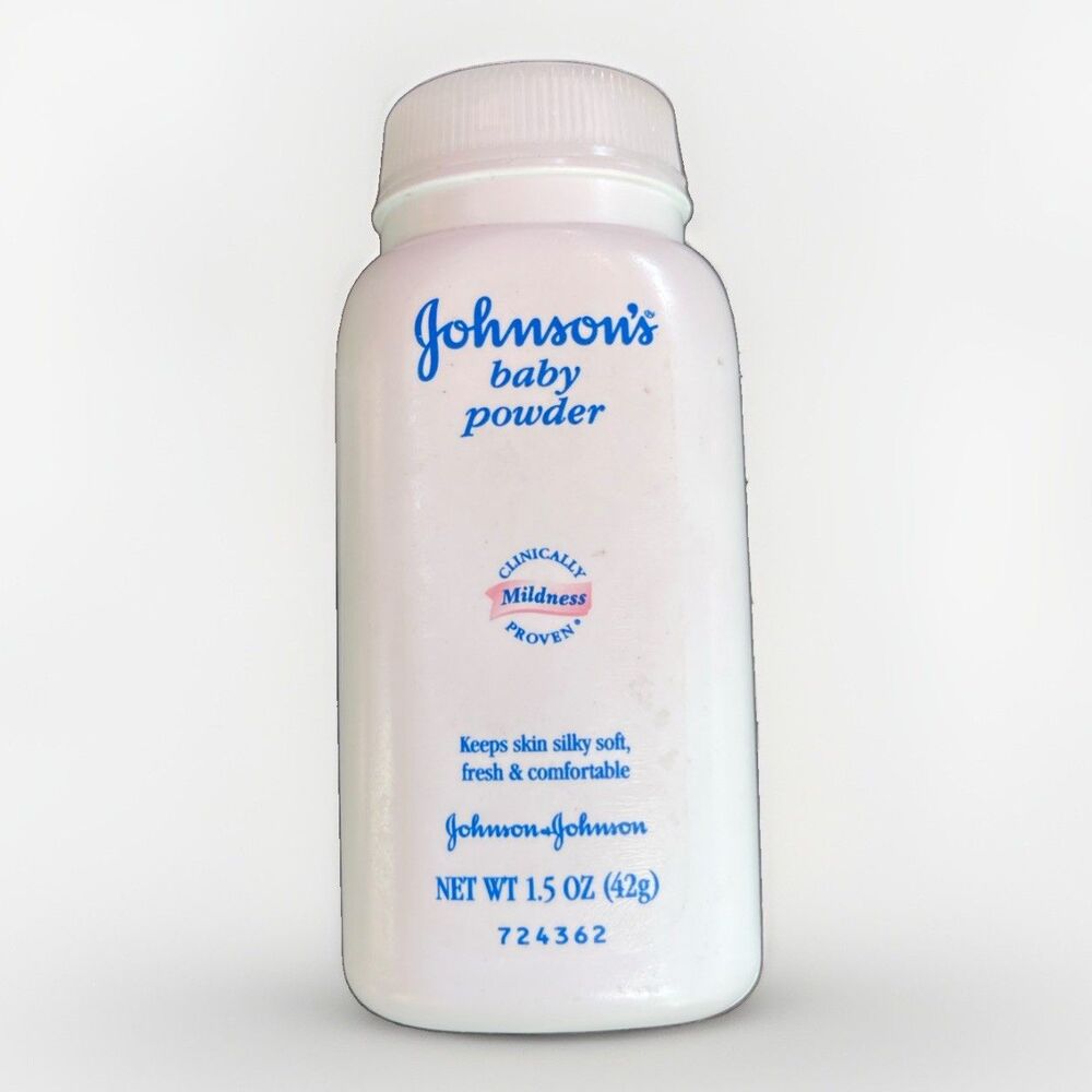 Old Stock Mini Johnson's Baby Powder Johnson & Johnson 1.5oz 2004 Opened